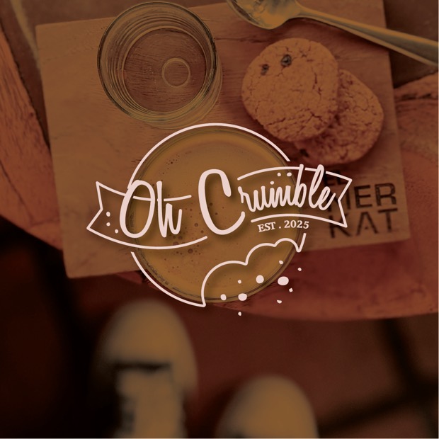 Oh Crumble — Logo & Brand Identity by MyTsmall Designs