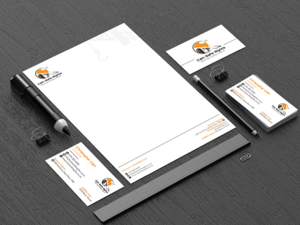 Cain Safe Sights — Stationery & Corporate Identity by MyTsmall Designs