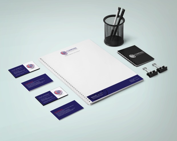 Compass Accounting — Stationery & Corporate Identity by MyTsmall Designs