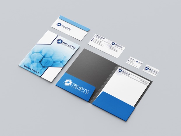 Renisto Chemical — Stationery & Corporate Identity by MyTsmall Designs